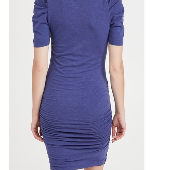Sundry Puffy Sleeve Ruched Dress- New -Never Worn- Tags on - Picture 2 of 7